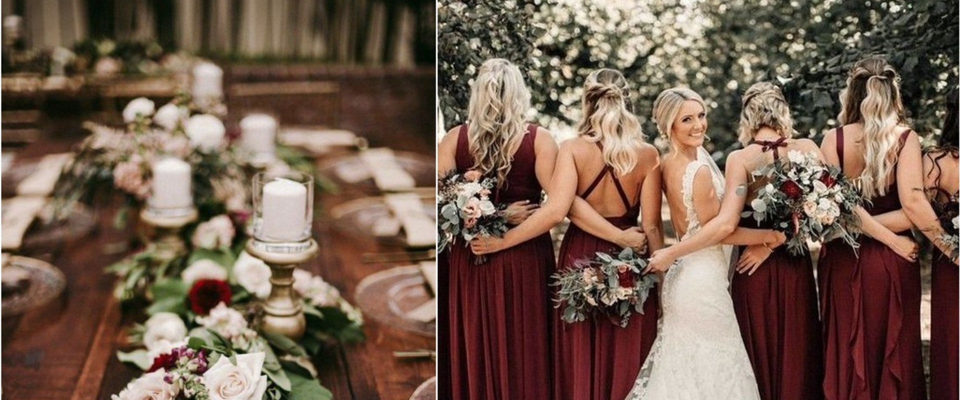 Burgundy and Rose Gold: A Perfect Color Scheme for Your Wedding